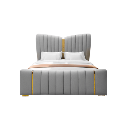 ฐานรองหัวเตียง 6 ฟุต WISDOM DESIGN FURNITURE รุ่น BROOKLYN สีเทา_3